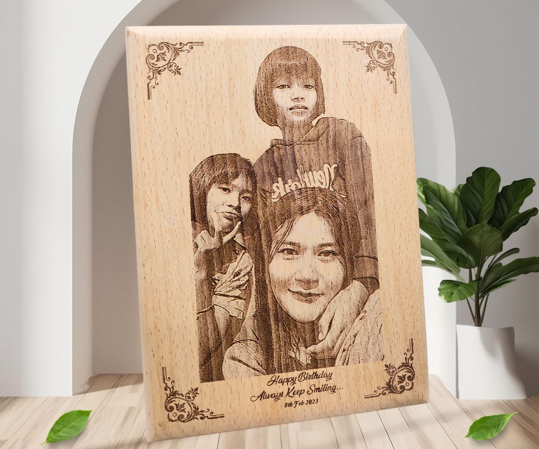 Personalized Wooden Plates