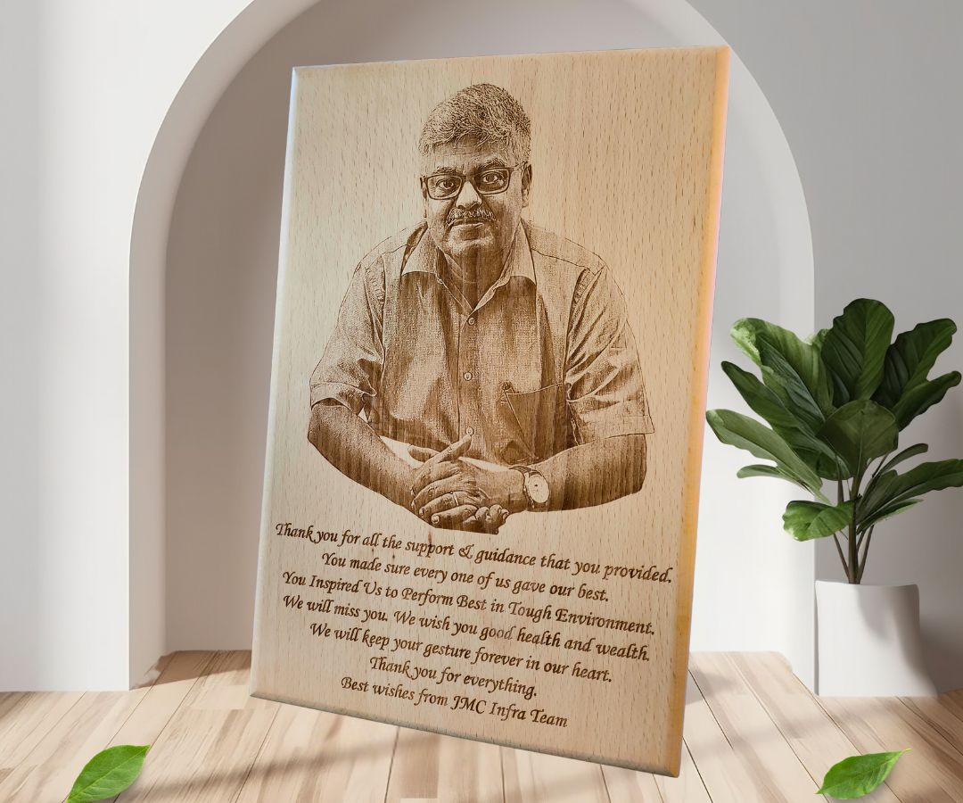Personalized Wooden Plates