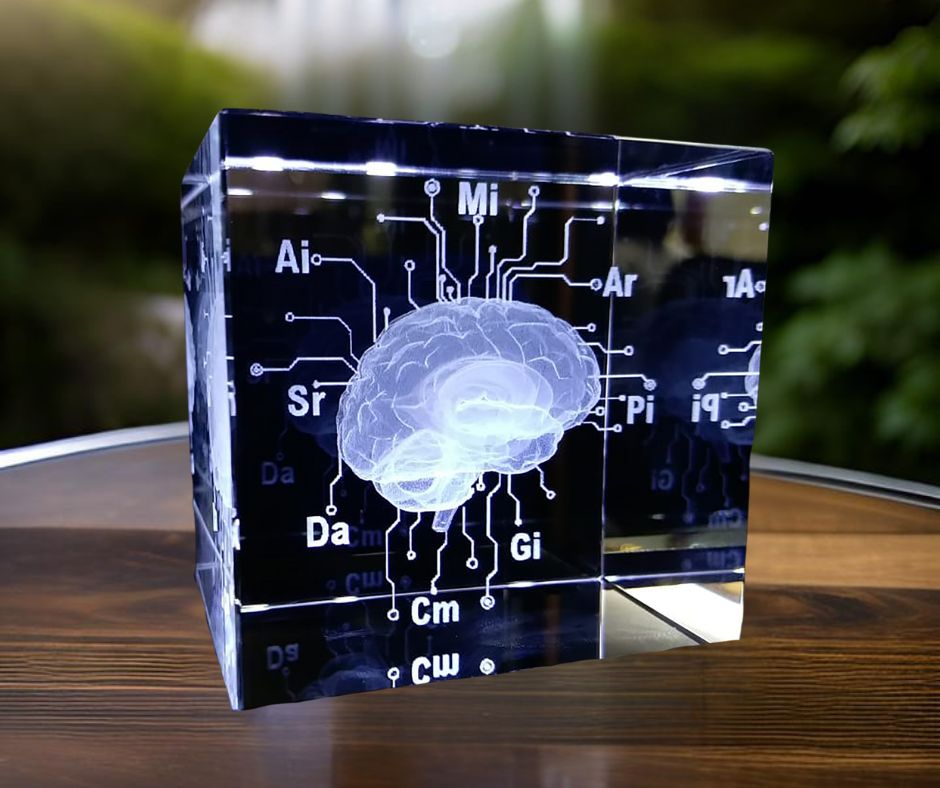 Pharmaceutical Engraved Crystal Cubes