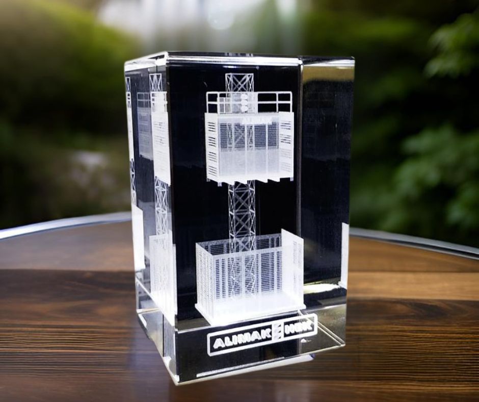 Pharmaceutical Engraved Crystal Cubes