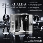 Burj Khalifa 3d Crystal Collection with LED Light Stand - Image 5