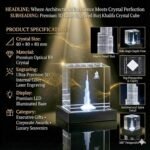 Burj Khalifa 3d Crystal Collection with LED Light Stand - Image 6