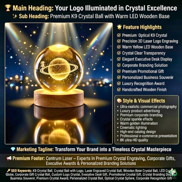 Crystal Ball with Unique Design