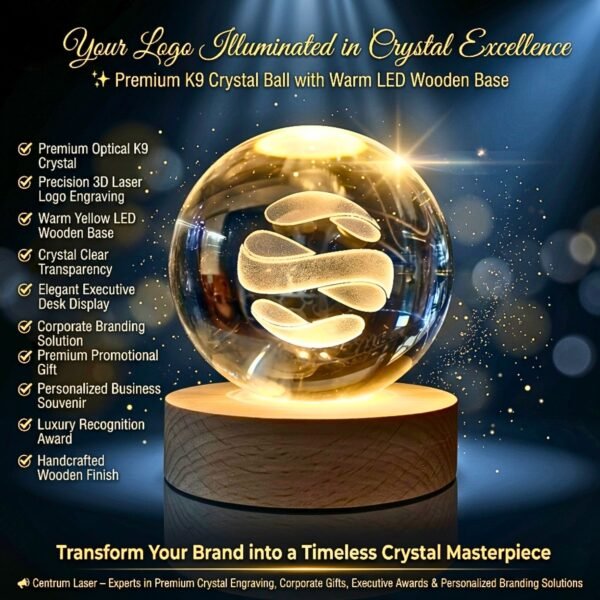 Corporate Crystal Ball Engraving Services