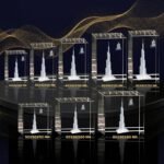 Burj Khalifa 3d Crystal Collection with LED Light Stand