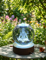 Religious Engraved Crystal Balls - Image 2