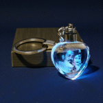 Personalized Heart Keychain