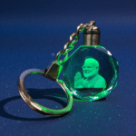 Personalized Round Keychain - Image 3