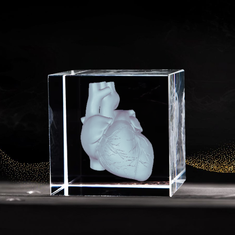 Pharmaceutical Gifts 888 Pharmaceutical Engraved Crystal Cubes - Image 1