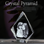 Pyramid Crystal Cube Personalized Photo