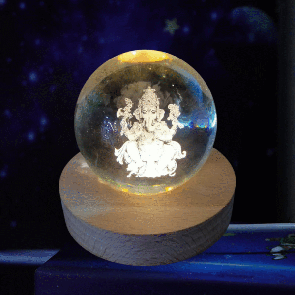 Religious Engraved Crystal Balls