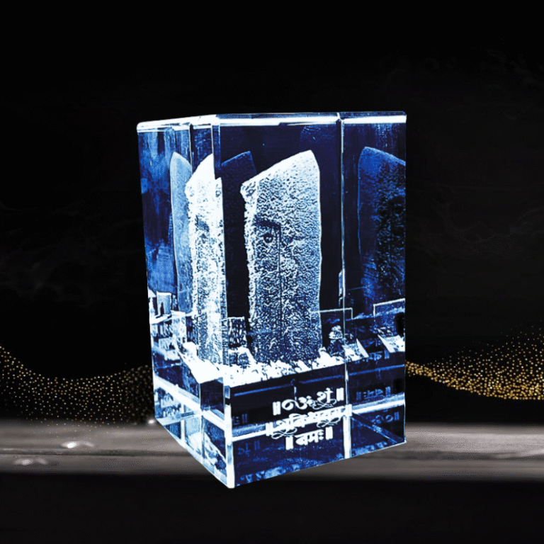 Shani Shila crystal engraving