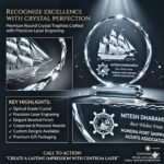 Luxury Round Crystal Award - CG 104