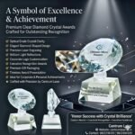 Clear Diamond Crystal Award Trophy - CG 105