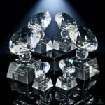 Clear Diamond Crystal Award Trophy - CG 105 - Image 2