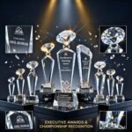 Crystal Diamond Top Trophies Champion Glass Cup Trophy- CG 113 - Image 2