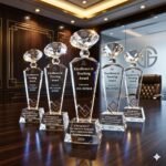 Crystal Diamond Top Trophies Champion Glass Cup Trophy- CG 113 - Image 3