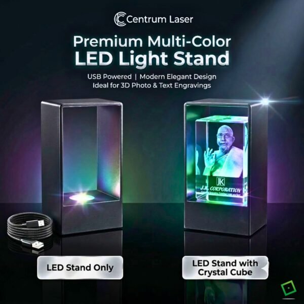 MULTICOLOR LED STAND NO 8 for size 558 Cube